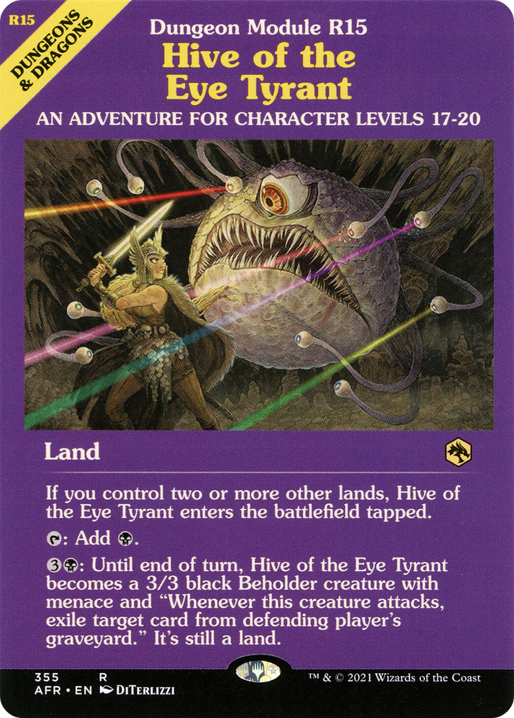 Hive of the Eye Tyrant (Dungeon Module) [Dungeons & Dragons: Adventures in the Forgotten Realms] | Grognard Games