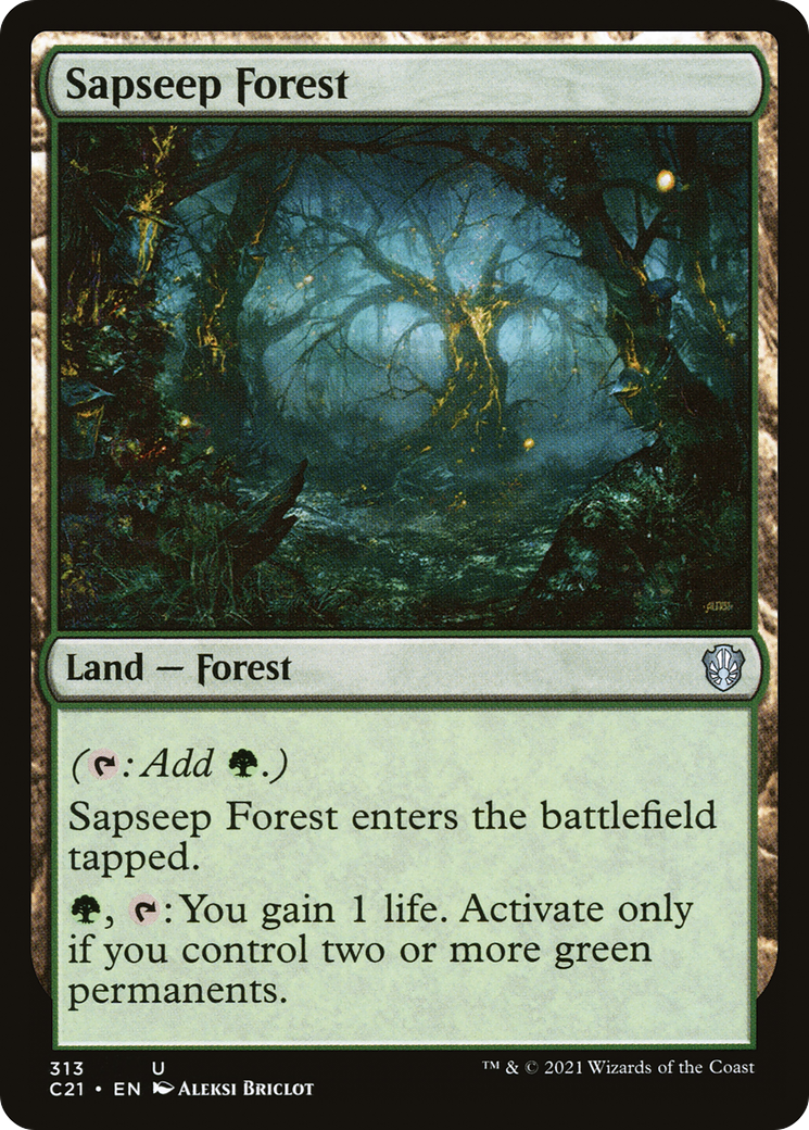 Sapseep Forest [Commander 2021] | Grognard Games