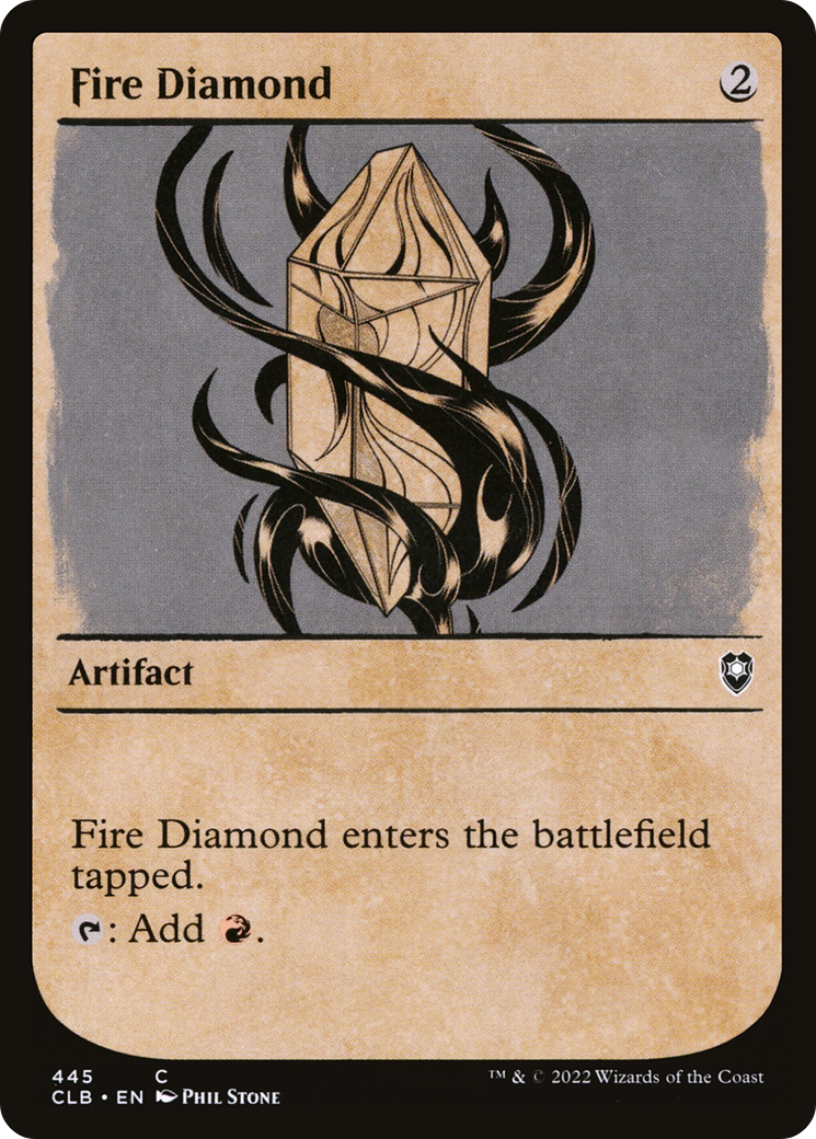 Fire Diamond (Showcase) [Commander Legends: Battle for Baldur's Gate] | Grognard Games