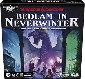 Dungeons & Dragons: Bedlam in Neverwinter, An Escape & Solve Mystery Game | Grognard Games