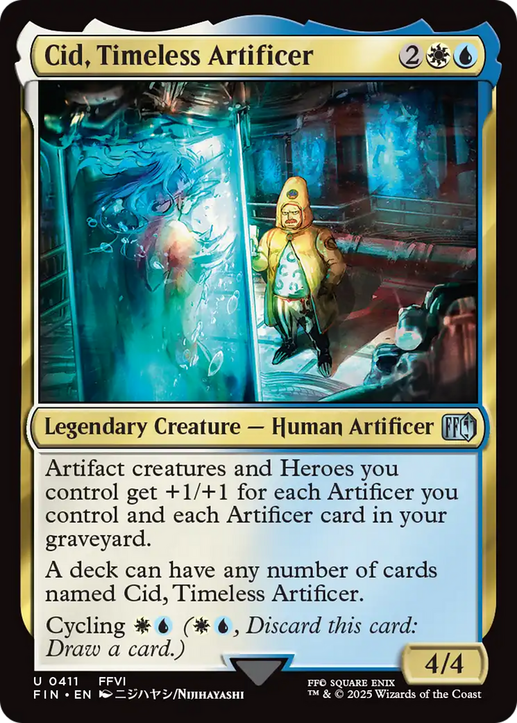 Cid, Timeless Artificer (FIN-411) - FINAL FANTASY Foil | Grognard Games