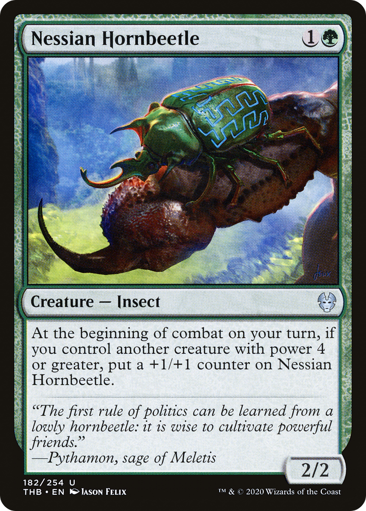 Nessian Hornbeetle [Theros Beyond Death] | Grognard Games