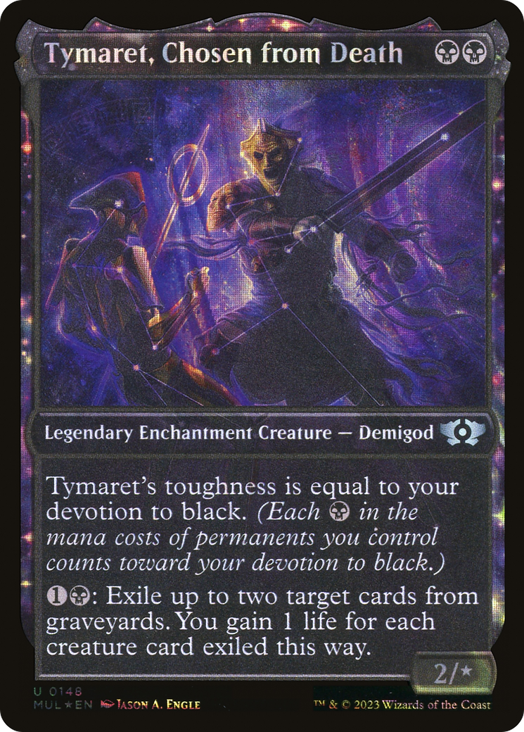 Tymaret, Chosen from Death (Halo Foil) [Multiverse Legends] | Grognard Games