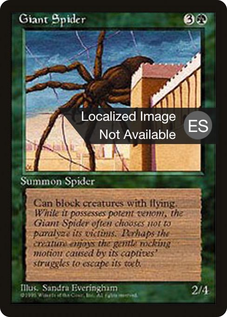 Giant Spider [Fourth Edition (Foreign Black Border)] | Grognard Games