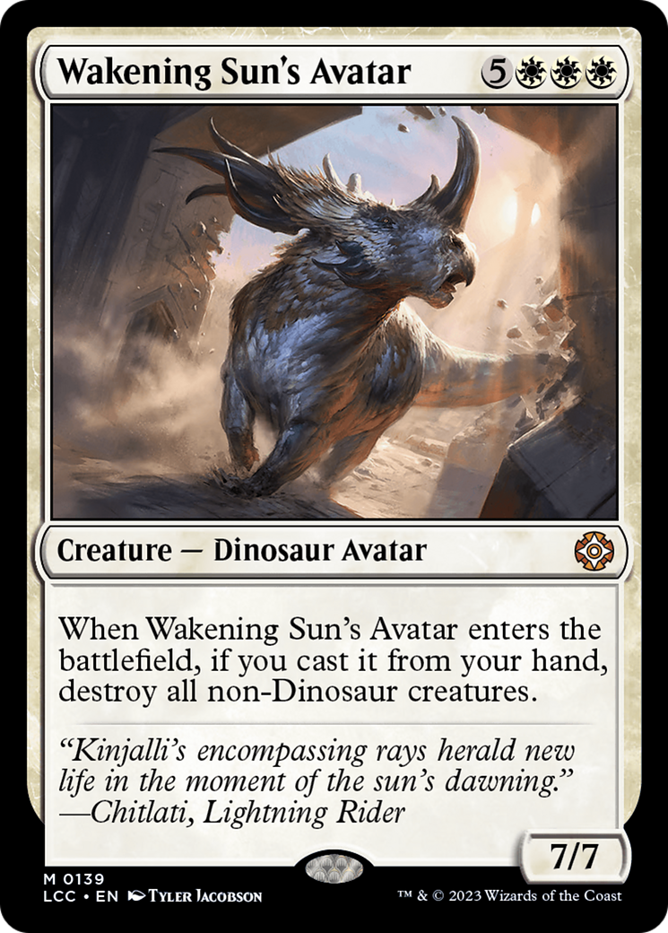 Wakening Sun's Avatar [The Lost Caverns of Ixalan Commander] | Grognard Games