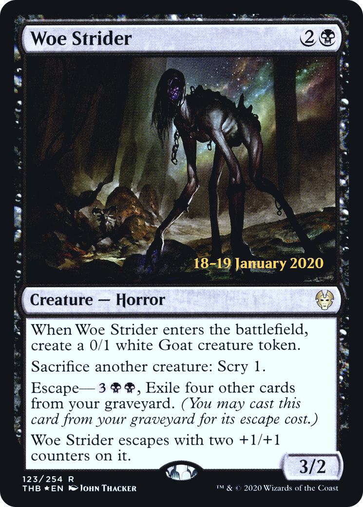 Woe Strider [Theros Beyond Death Prerelease Promos] | Grognard Games