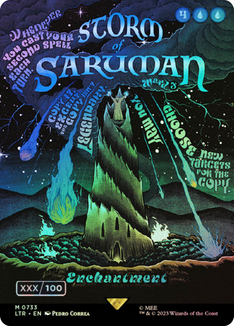 Storm of Saruman (Borderless Poster) (Serialized) [The Lord of the Rings: Tales of Middle-Earth] | Grognard Games