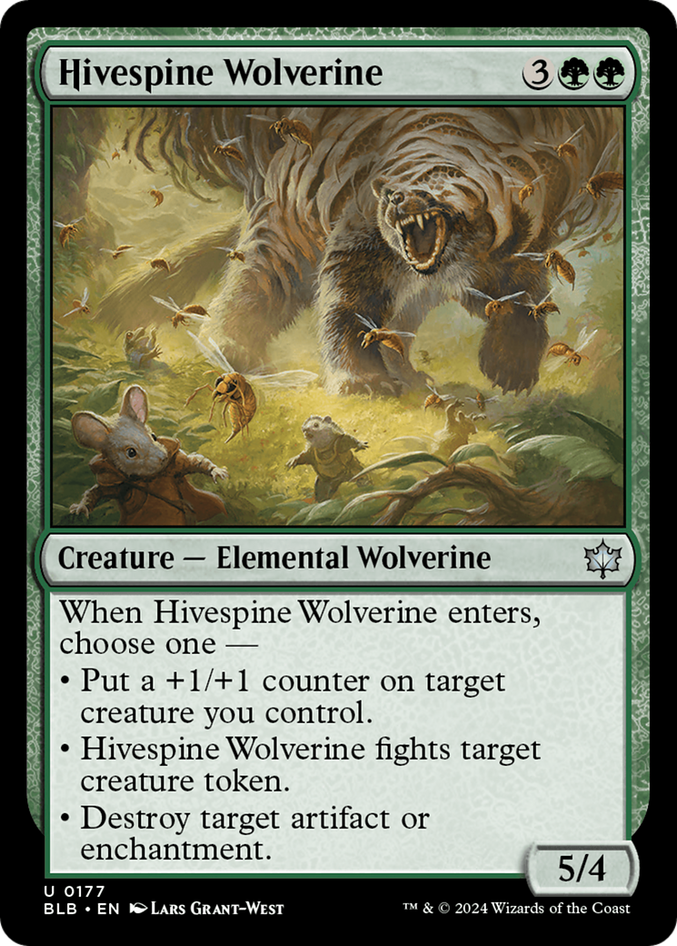 Hivespine Wolverine [Bloomburrow] | Grognard Games