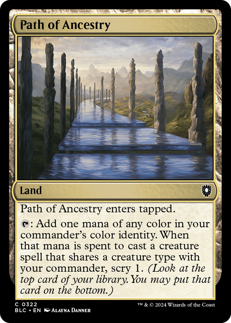 Path of Ancestry [Bloomburrow Commander] | Grognard Games
