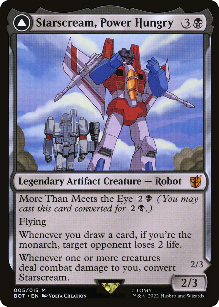 Starscream, Power Hungry // Starscream, Seeker Leader [Universes Beyond: Transformers] | Grognard Games