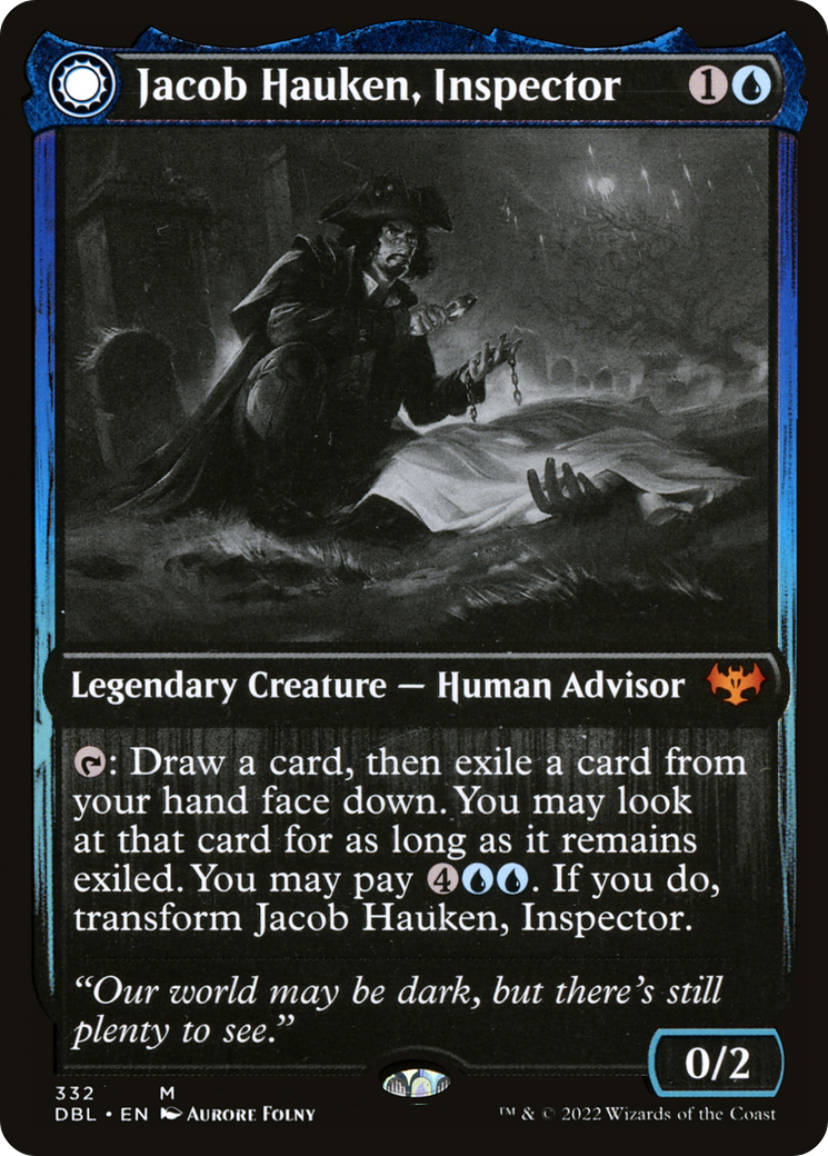Jacob Hauken, Inspector // Hauken's Insight [Innistrad: Double Feature] | Grognard Games