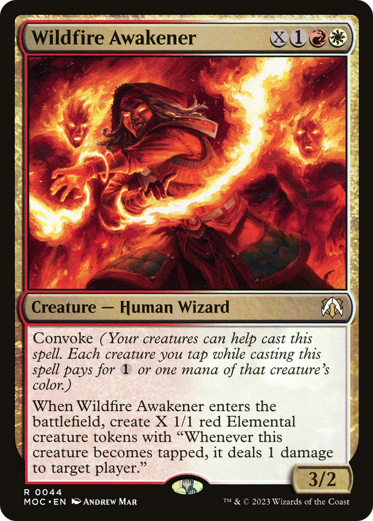 Wildfire Awakener [March of the Machine Commander] | Grognard Games