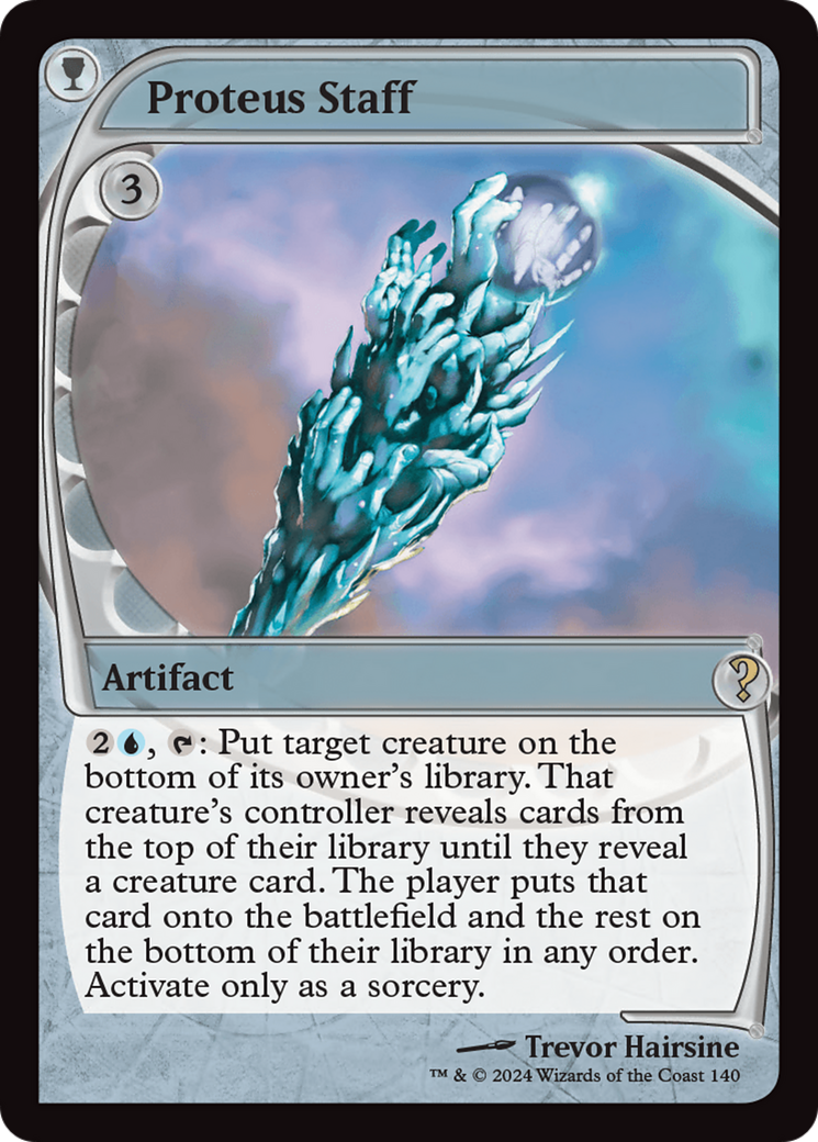 Proteus Staff (Future Sight) [Mystery Booster 2] | Grognard Games