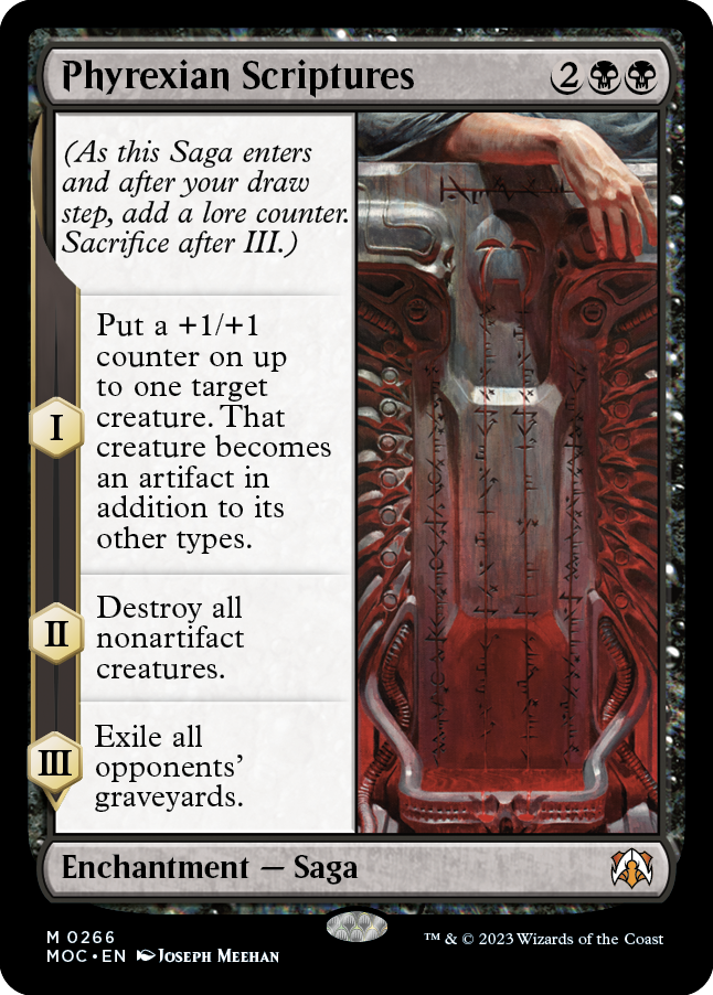 Phyrexian Scriptures [March of the Machine Commander] | Grognard Games