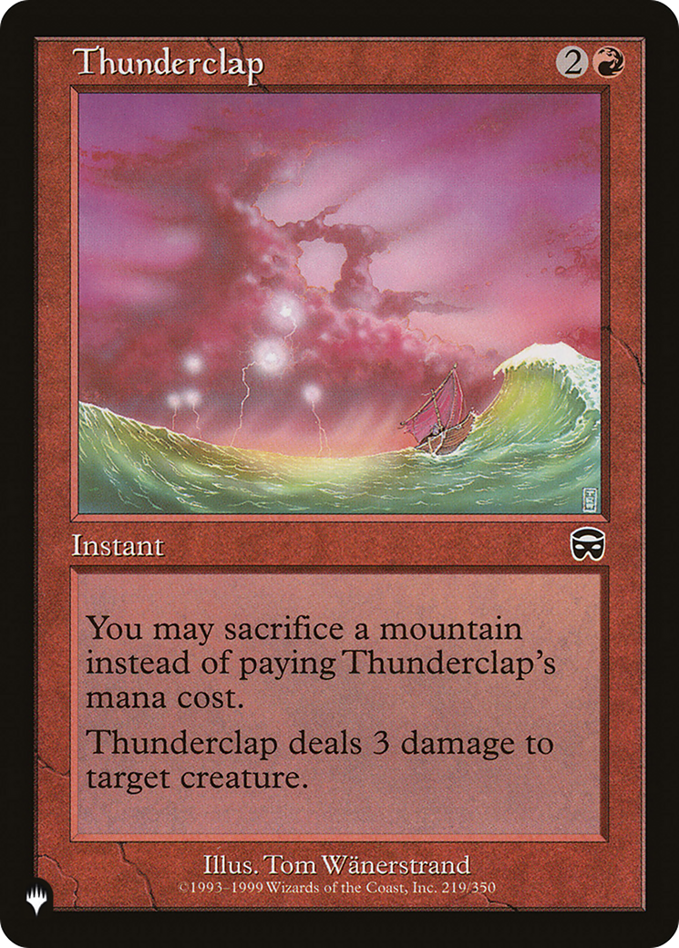 Thunderclap [The List] | Grognard Games