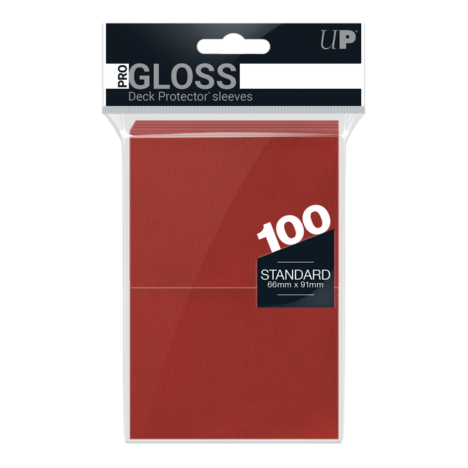 PRO-Gloss Standard Deck Protector Sleeves UP (100ct) | Grognard Games