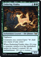 Enduring Vitality [Duskmourn: House of Horror Prerelease Promos] | Grognard Games