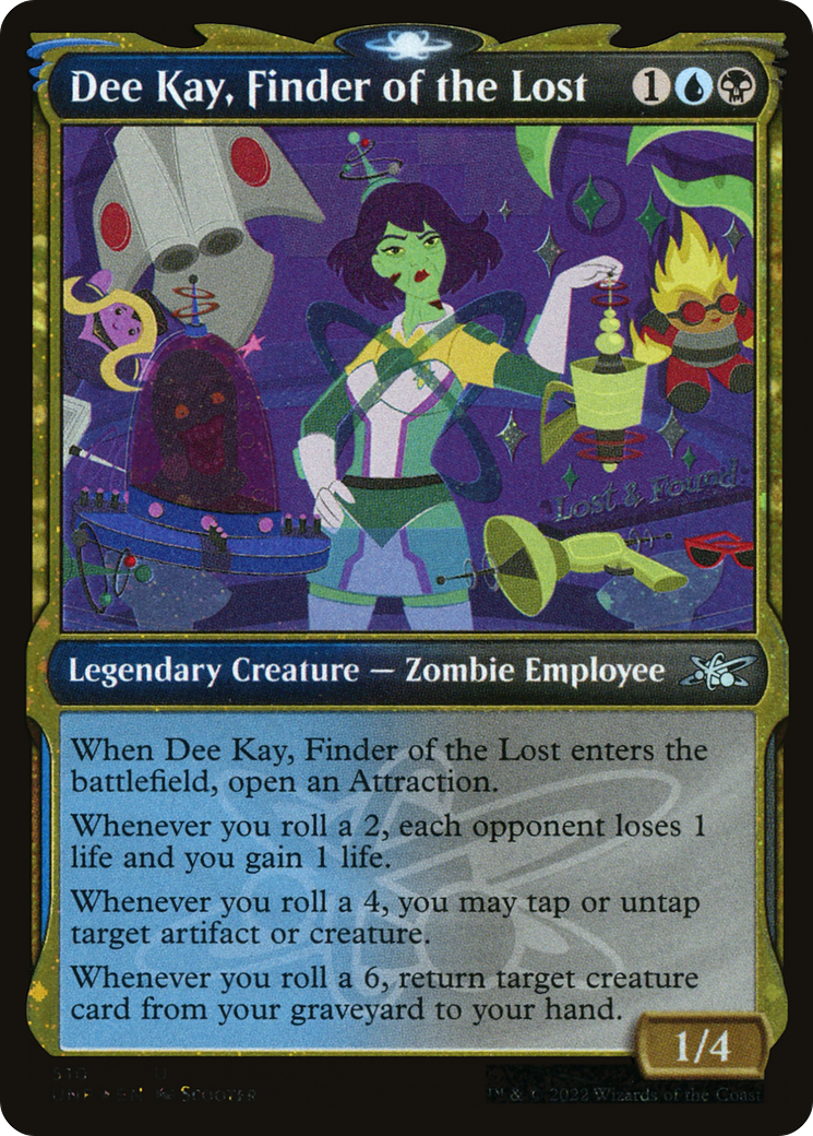 Dee Kay, Finder of the Lost (Showcase) (Galaxy Foil) [Unfinity] | Grognard Games