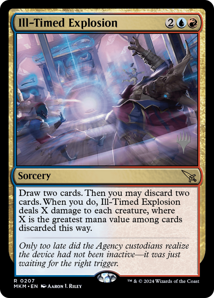 Ill-Timed Explosion (Promo Pack) [Murders at Karlov Manor Promos] | Grognard Games
