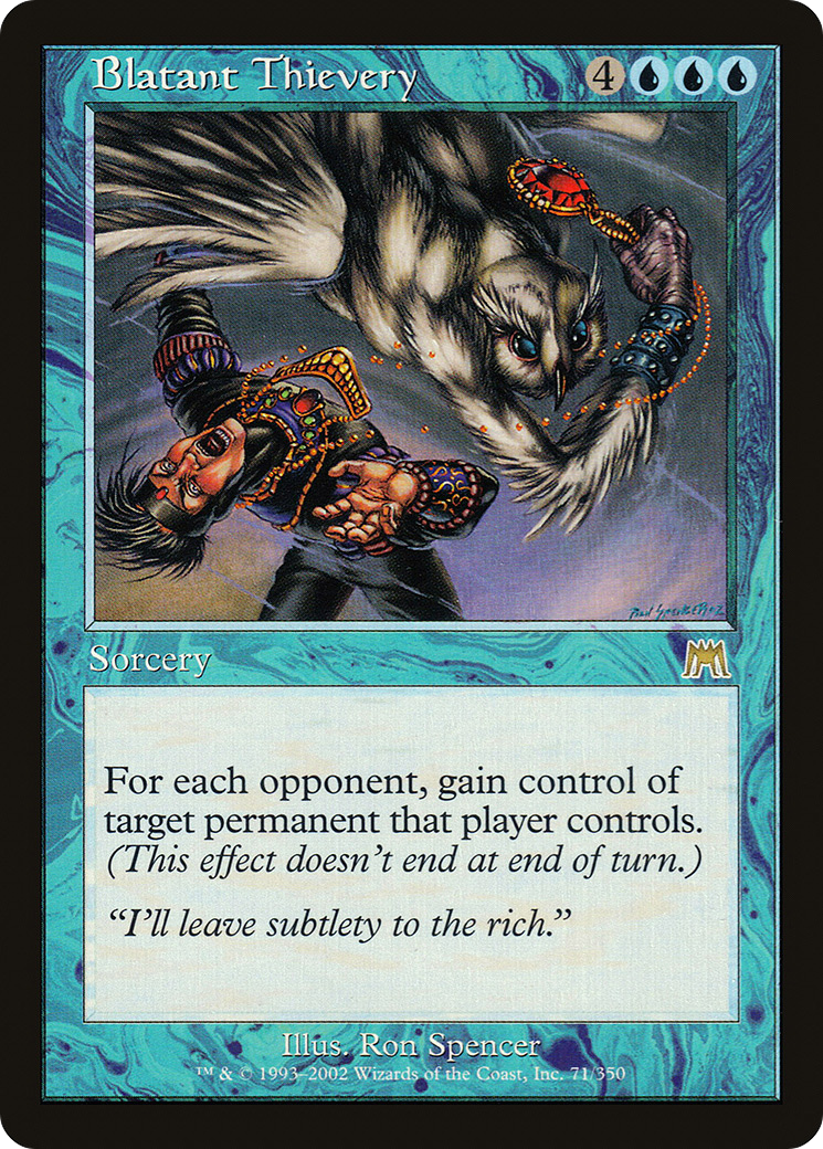 Blatant Thievery [Onslaught] | Grognard Games