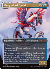 Dragonlord Ojutai // Dragonlord Ojutai (SLD-1973) - Secret Lair Drop (Borderless) | Grognard Games