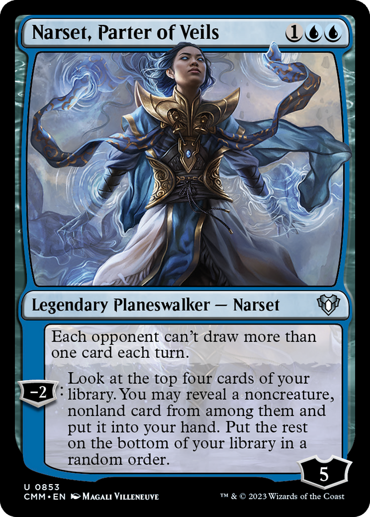 Narset, Parter of Veils [Commander Masters] | Grognard Games