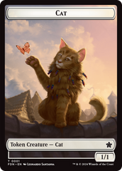 Cat (0001) // Cat (0002) Doubled-Sided Token [Foundations Tokens] | Grognard Games