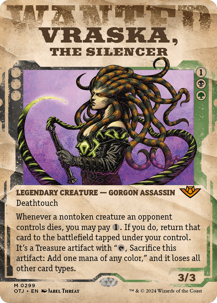 Vraska, the Silencer (Showcase) [Outlaws of Thunder Junction] | Grognard Games