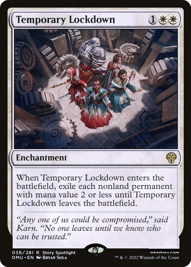 Temporary Lockdown (DMU-036) - Dominaria United Foil | Grognard Games