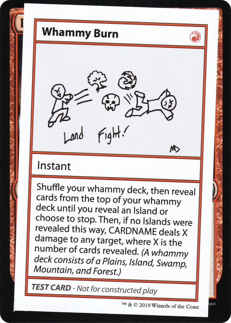 Whammy Burn (2021 Edition) [Mystery Booster Playtest Cards] | Grognard Games