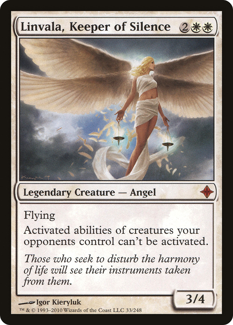 Linvala, Keeper of Silence [Rise of the Eldrazi] | Grognard Games