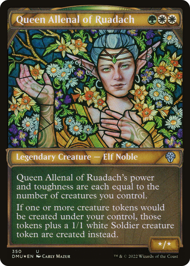 Queen Allenal of Ruadach (Showcase Textured) [Dominaria United] | Grognard Games