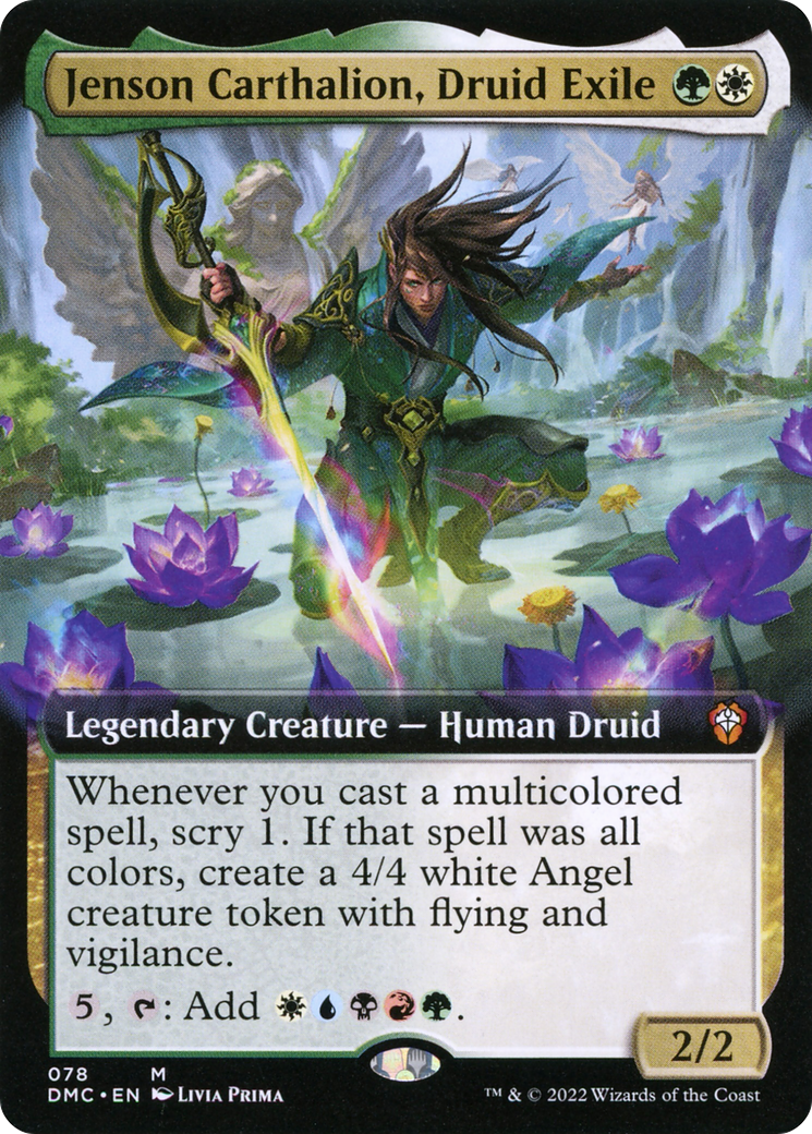 Jenson Carthalion, Druid Exile (Extended) [Dominaria United Commander] | Grognard Games
