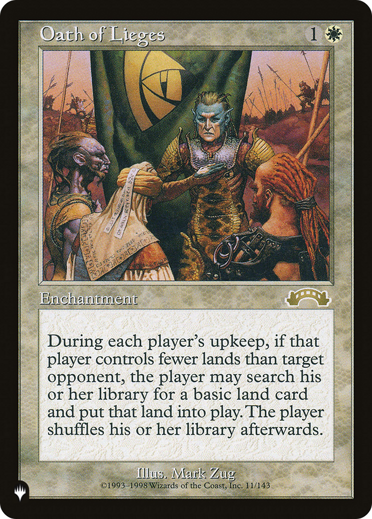 Oath of Lieges [The List] | Grognard Games