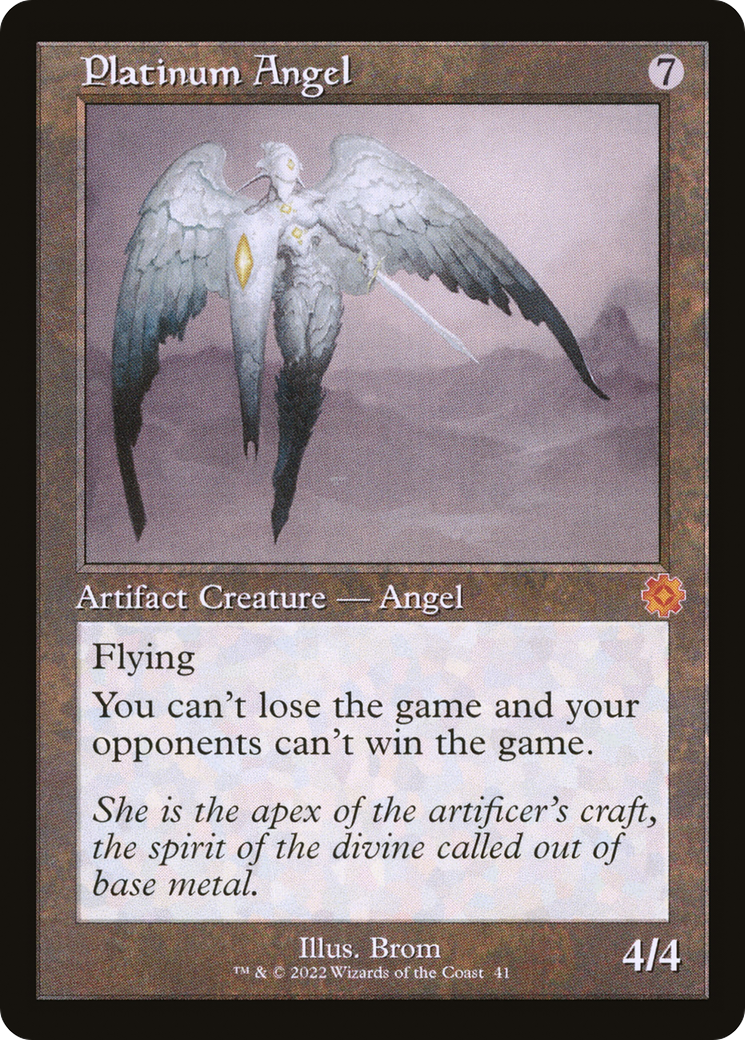 Platinum Angel (Retro) [The Brothers' War Retro Artifacts] | Grognard Games
