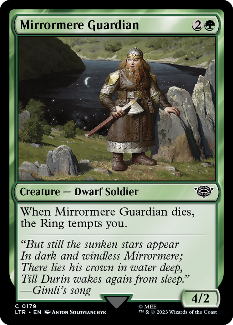 Mirrormere Guardian (LTR-179) - The Lord of the Rings: Tales of Middle-earth Foil | Grognard Games