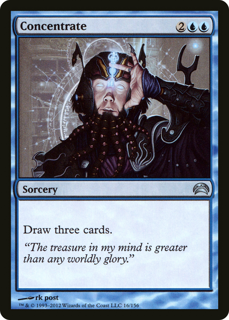 Concentrate (PC2-016) - Planechase 2012 Foil | Grognard Games