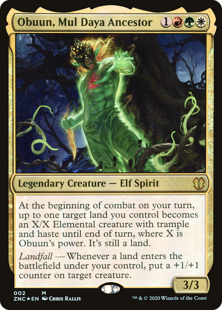 Obuun, Mul Daya Ancestor [Zendikar Rising Commander] | Grognard Games