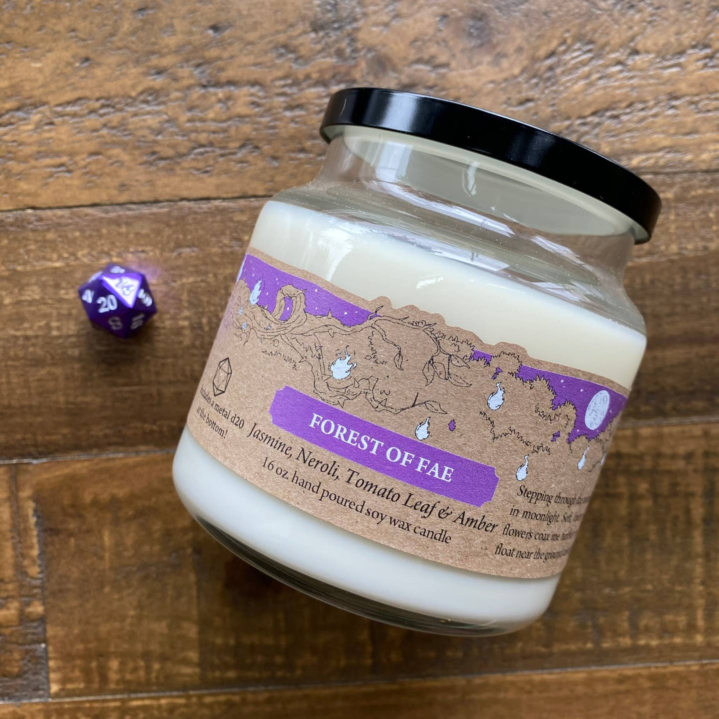 Forest of Fae Gaming Candle | Grognard Games