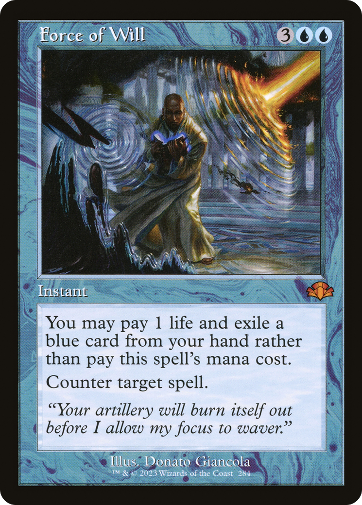 Force of Will (Retro) [Dominaria Remastered] | Grognard Games