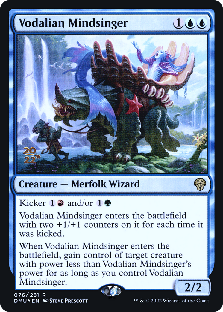 Vodalian Mindsinger [Dominaria United Prerelease Promos] | Grognard Games