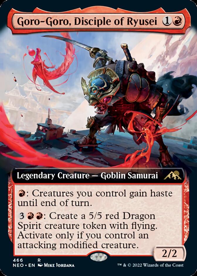 Goro-Goro, Disciple of Ryusei (Extended Art) [Kamigawa: Neon Dynasty] | Grognard Games