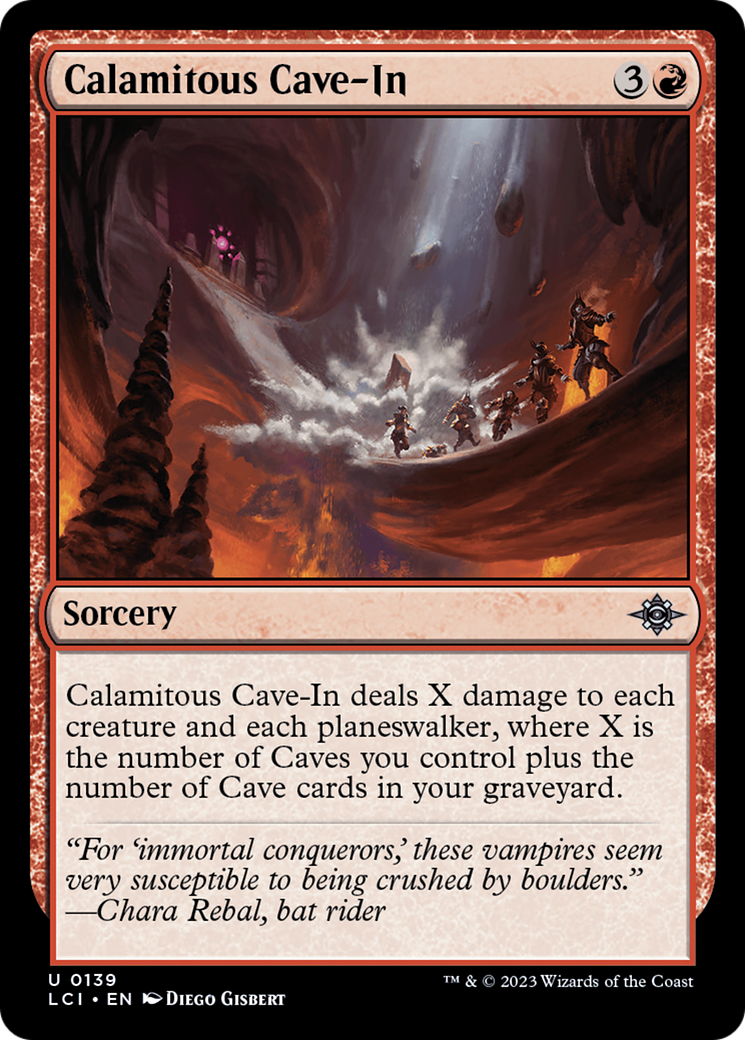 Calamitous Cave-In [The Lost Caverns of Ixalan] | Grognard Games
