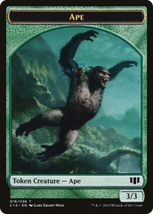 Ape // Zombie (011/036) Double-sided Token [Commander 2014 Tokens] | Grognard Games
