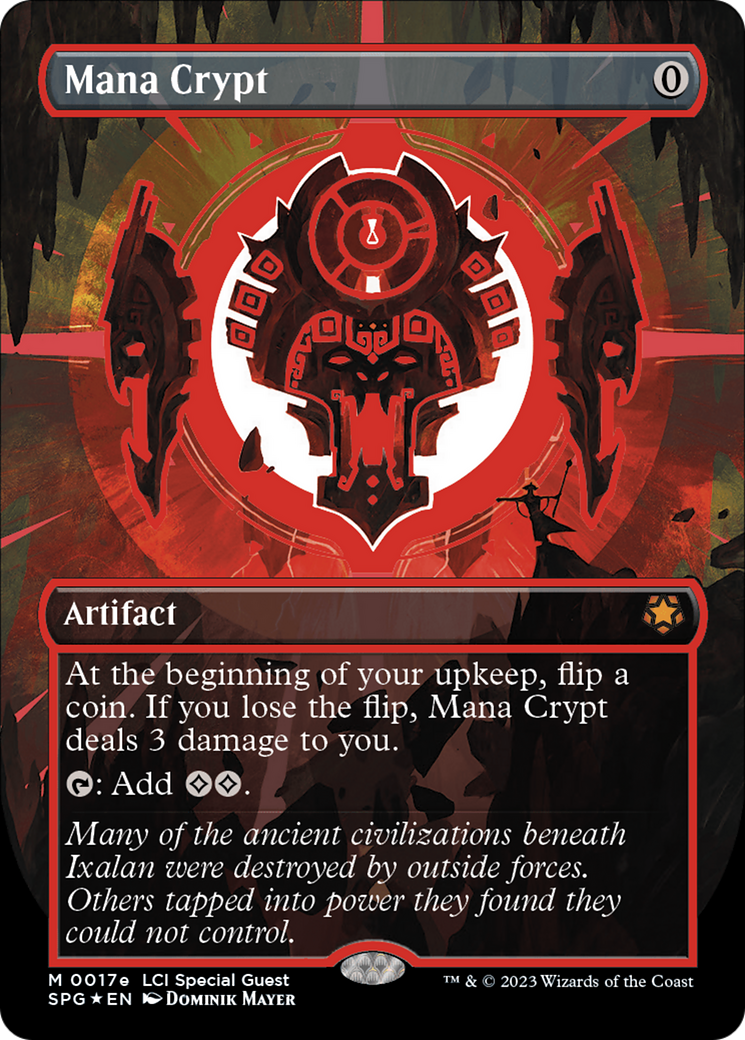 Mana Crypt (0017e) (Borderless) [The Lost Caverns of Ixalan Special Guests] | Grognard Games