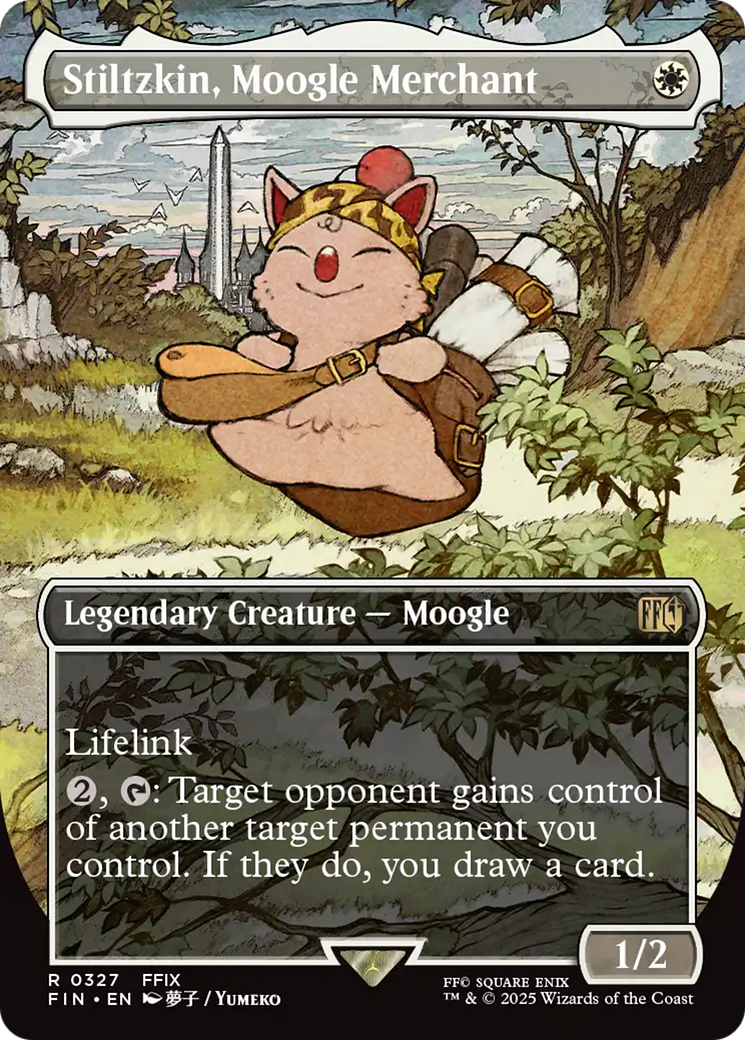 Stiltzkin, Moogle Merchant (Borderless) [FINAL FANTASY] | Grognard Games