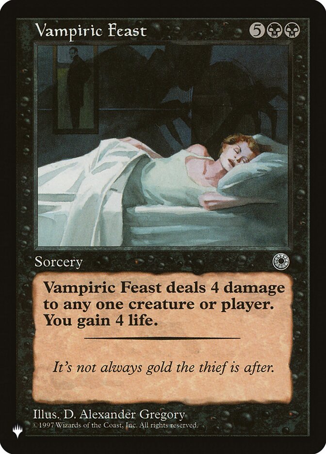 Vampiric Feast [The List] | Grognard Games