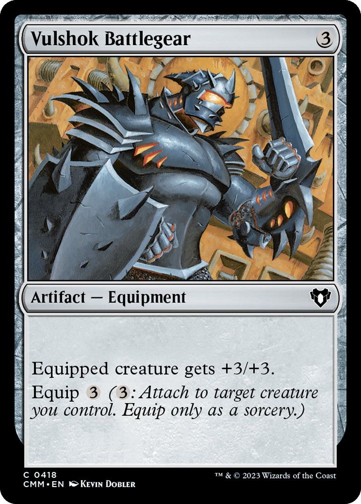 Vulshok Battlegear [Commander Masters] | Grognard Games