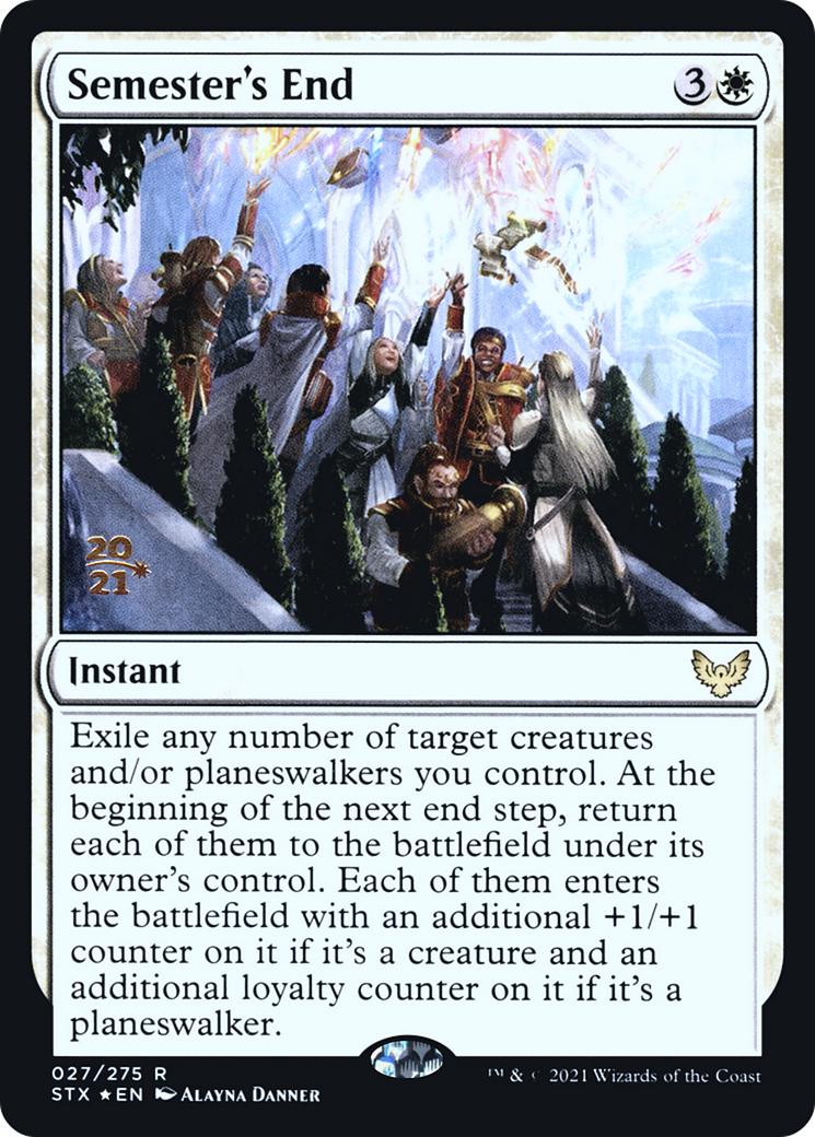 Semester's End [Strixhaven: School of Mages Prerelease Promos] | Grognard Games