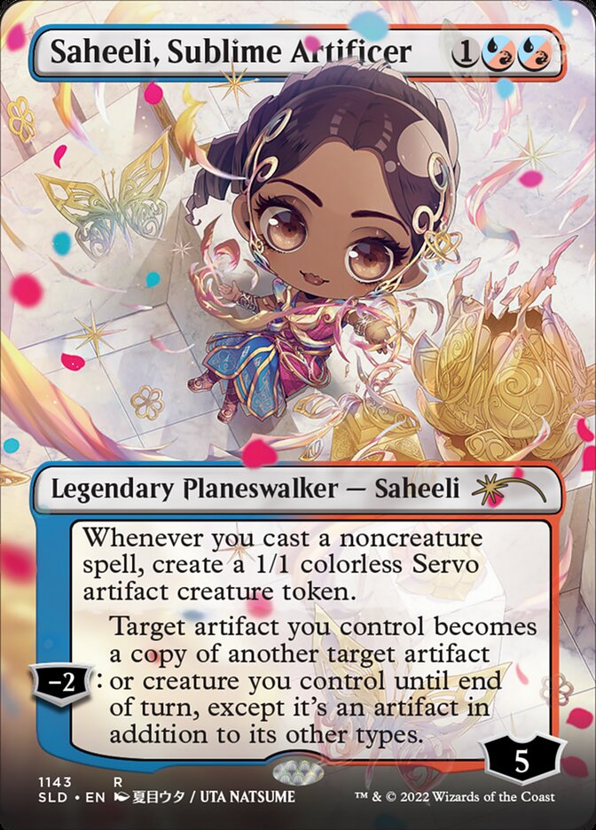 Saheeli, Sublime Artificer (Borderless) [Secret Lair Drop Series] | Grognard Games